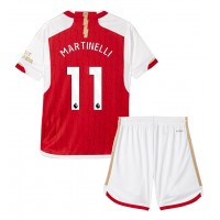 Arsenal Gabriel Martinelli #11 Hjemme Trøje Børn 2023-24 Kortærmet (+ Korte bukser)